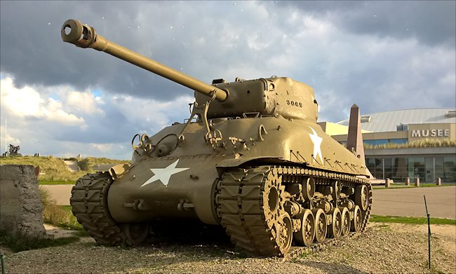 Surviving M4A1(76)W HVSS Sherman Tank