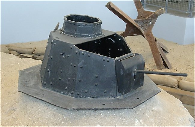 Surviving Renault FT Tank Tobruk Turret