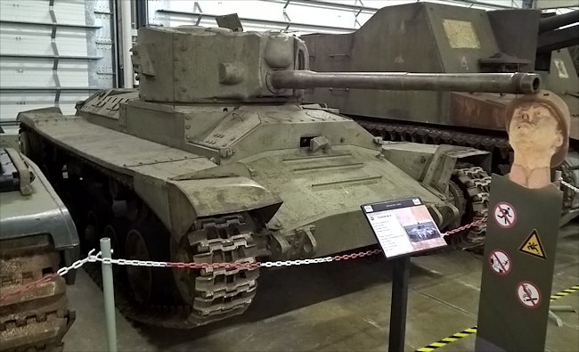 British Valentine MkIX tank did not see action in the WW2 Battle of the Bulge