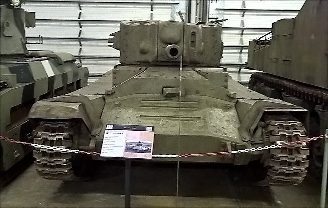 British Valentine MkIX tank did not see action in the WW2 Battle of the Bulge