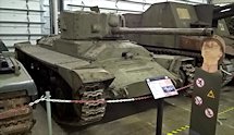 Surviving Valentine MkIX Tank, Bastogne Barracks, Belgium