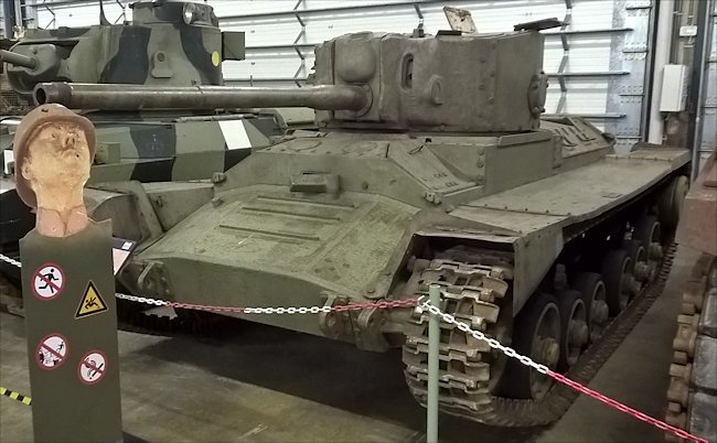 British Valentine MkIX tank did not see action in the WW2 Battle of the Bulge