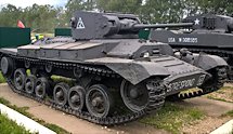Restored Lend-lease Valentine WW2 Tank in Kubinka Tank Museum, Russia