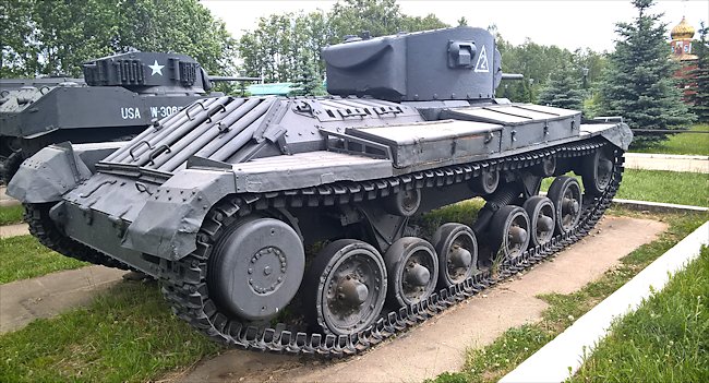 Preserved Lend-Lease Valentine Tank in the Kubinka Tank Museum Russia