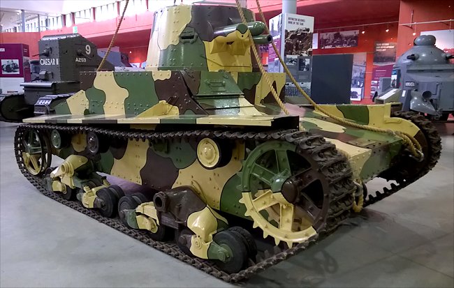 Restored Vickers-Armstrong Mark E tank