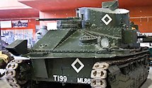 Surviving Vickers Medium MkII Tank at Bovington Tank Museum