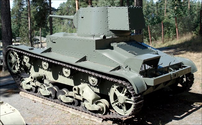 Restored T-26E Vickers-Armstrong Mark E 6-ton tank