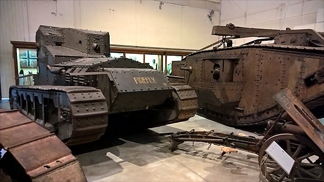 Surviving British Mark A Whippet tank