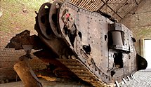 Surviving WW1 British Mark IV Female Tank Flesquieres