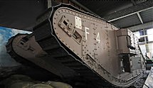 Surviving WW1 British Mark IV Female Tank Lincoln