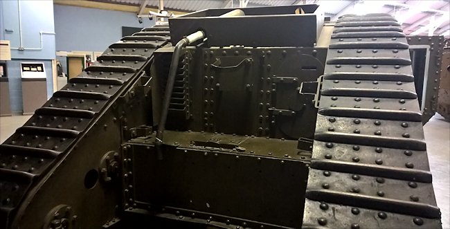 Restored WW1 British Mark IV Male Tank