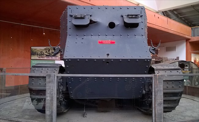 Surviving British First tank Little Willie APC