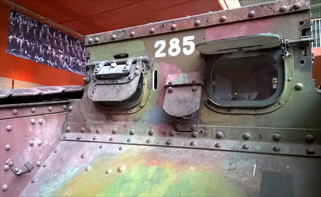 preserved WW1 British Mark Mark II Female Tank